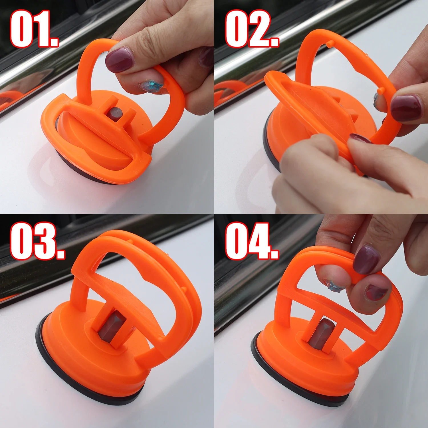 Ventosa para coche, artefactos de reparación de abolladuras, herramientas de reparación universales, ventosas de alta resistencia, accesorios para automóviles, pintura para carrocería de coche, abolla