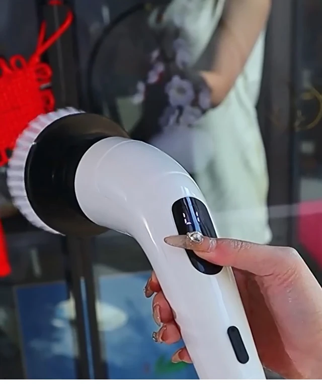 Depurador giratorio inalámbrico para el hogar, utensilios de cocina, cepillos para el cabello, escoba de baño, fregonas, cepillo de limpieza eléctrico multiusos Depurador giratorio inalámbrico para el hogar, utensilios de cocina, cepillos para el cabello, escoba de baño, fregonas, cepillo de limpieza eléctrico multiusos