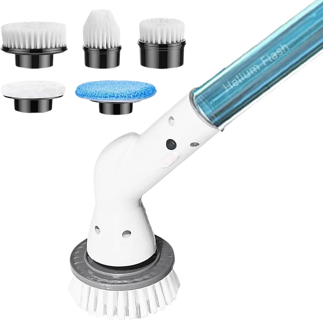 Depurador giratorio inalámbrico para el hogar, utensilios de cocina, cepillos para el cabello, escoba de baño, fregonas, cepillo de limpieza eléctrico multiusos Depurador giratorio inalámbrico para el hogar, utensilios de cocina, cepillos para el cabello, escoba de baño, fregonas, cepillo de limpieza eléctrico multiusos