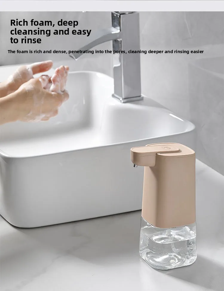 2025 nueva máquina desinfectante de manos de espuma con Sensor inteligente dispensador de jabón líquido con Sensor automático sin contacto de gran capacidad 2025 nueva máquina desinfectante de manos de espuma con Sensor inteligente dispensador de jabón líquido con Sensor automático sin contacto de gran capacidad