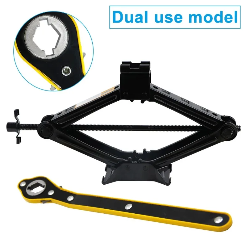 Llave de trinquete para ahorro de trabajo, llave de extracción de gato para neumáticos, llave cruzada para ahorro de trabajo, brazo basculante Llave de trinquete para ahorro de trabajo, llave de extracción de gato para neumáticos, llave cruzada para ahorro de trabajo, brazo basculante