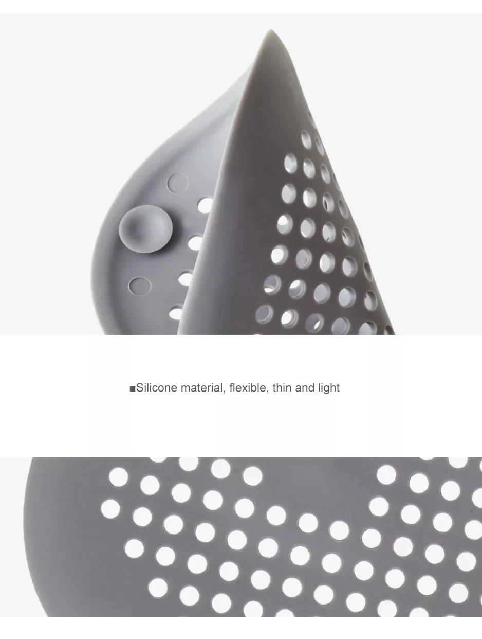 Filtro de pelo para fregadero, colador antibloqueo para bañera, ducha, tapón para drenaje de suelo, tapón desodorante de cocina de silicona, accesorios de baño Filtro de pelo para fregadero, colador antibloqueo para bañera, ducha, tapón para drenaje de suelo, tapón desodorante de cocina de silicona, accesorios de baño