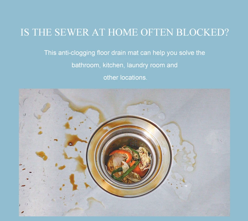 Filtro de pelo para fregadero, colador antibloqueo para bañera, ducha, tapón para drenaje de suelo, tapón desodorante de cocina de silicona, accesorios de baño Filtro de pelo para fregadero, colador antibloqueo para bañera, ducha, tapón para drenaje de suelo, tapón desodorante de cocina de silicona, accesorios de baño