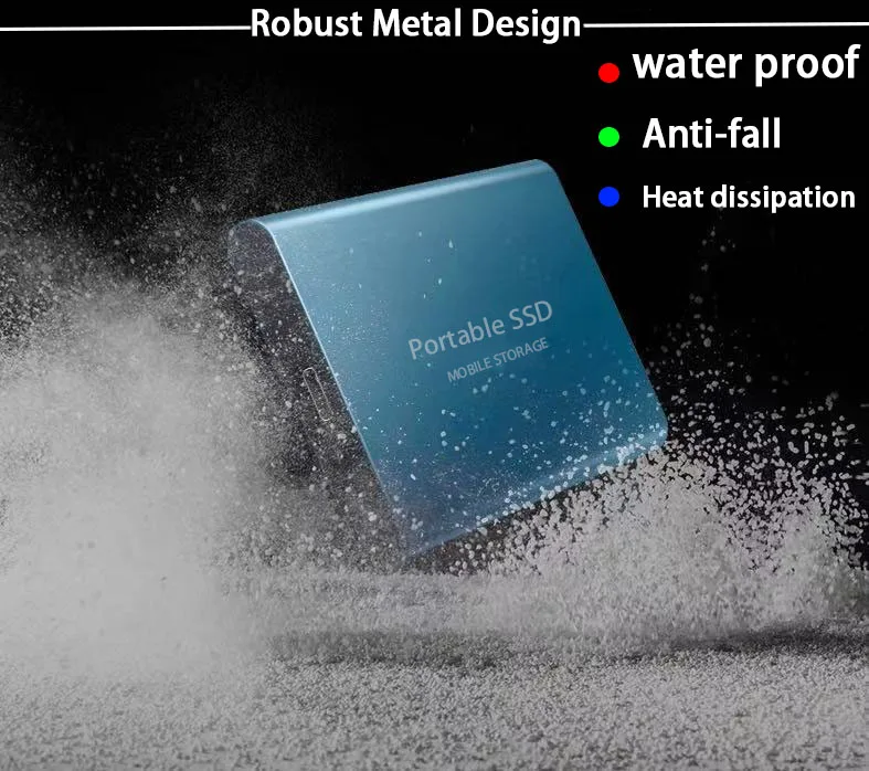 Disco duro externo de 1,8 pulgadas, disco duro externo USB 3,0, tipo C, ssd, 500GB, 1TB, 2TB, para portátiles y de escritorio