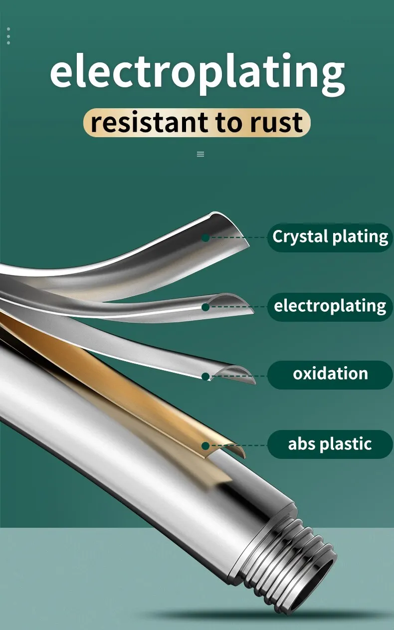 Accesorios de baño cabezal de ducha de alta presión gran salida de agua adaptación Universal boquilla de ducha de mano presurizada agua