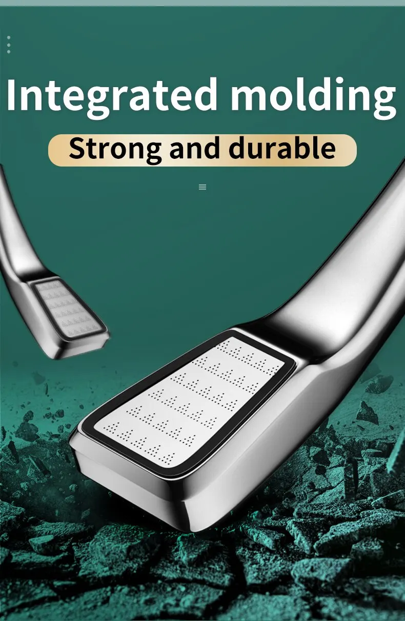 Accesorios de baño cabezal de ducha de alta presión gran salida de agua adaptación Universal boquilla de ducha de mano presurizada agua