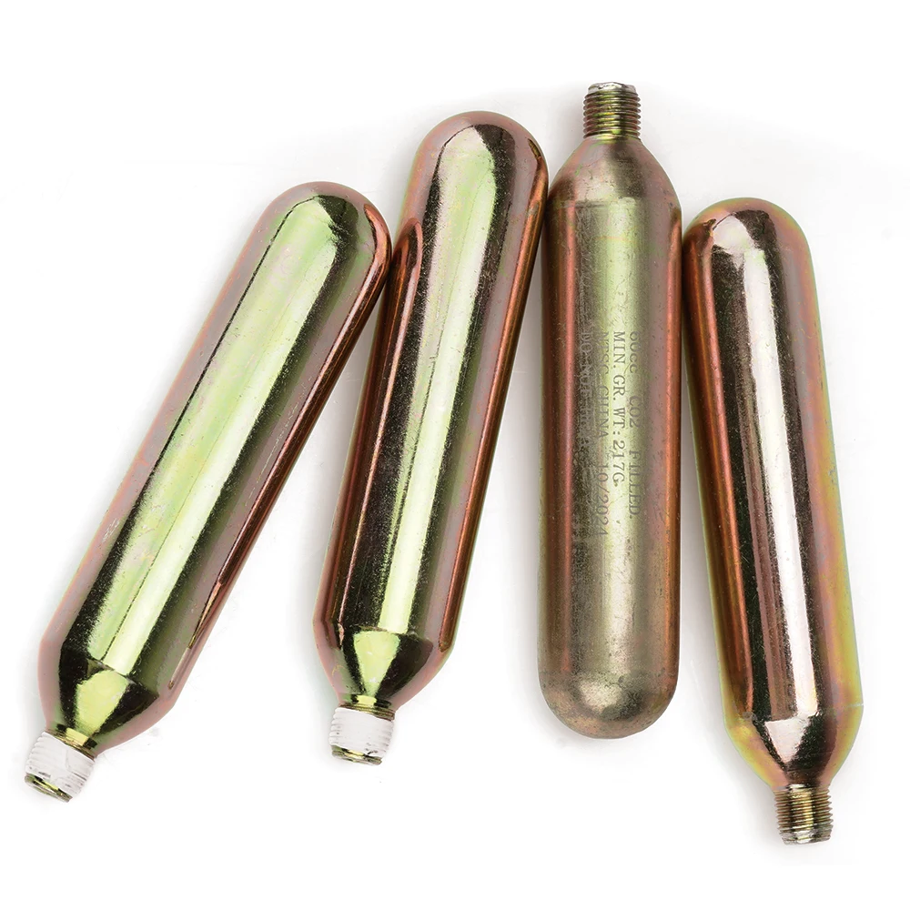 Cartucho de Co2 de alta presión de 45g, chaleco salvavidas para exteriores, Airbag, 60CC, 46g, rosca cilíndrica de Co2: 1/2-20UM Cartucho de Co2 de alta presión de 45g, chaleco salvavidas para exteriores, Airbag, 60CC, 46g, rosca cilíndrica de Co2: 1/2-20UM