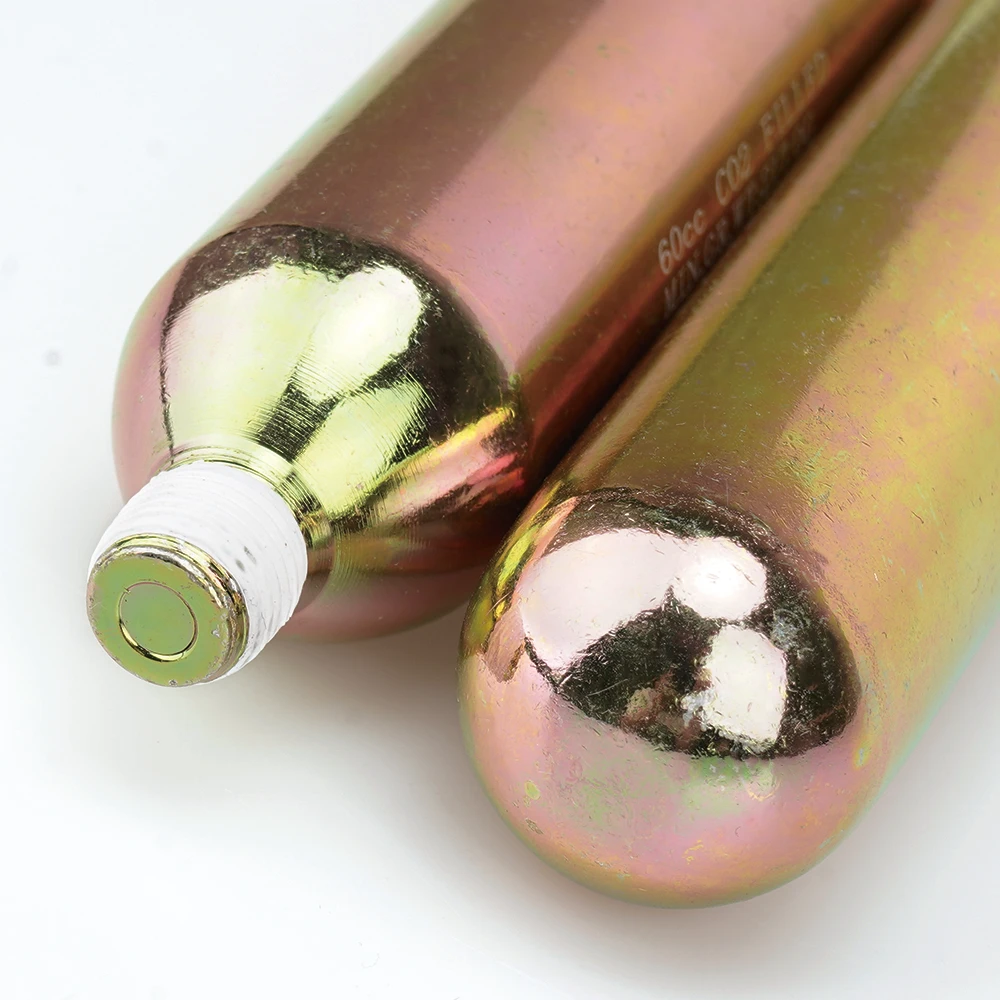 Cartucho de Co2 de alta presión de 45g, chaleco salvavidas para exteriores, Airbag, 60CC, 46g, rosca cilíndrica de Co2: 1/2-20UM Cartucho de Co2 de alta presión de 45g, chaleco salvavidas para exteriores, Airbag, 60CC, 46g, rosca cilíndrica de Co2: 1/2-20UM