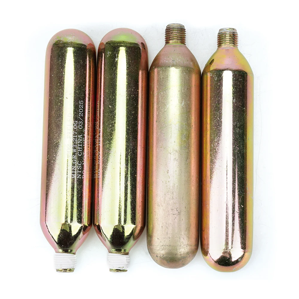 Cartucho de Co2 de alta presión de 45g, chaleco salvavidas para exteriores, Airbag, 60CC, 46g, rosca cilíndrica de Co2: 1/2-20UM Cartucho de Co2 de alta presión de 45g, chaleco salvavidas para exteriores, Airbag, 60CC, 46g, rosca cilíndrica de Co2: 1/2-20UM