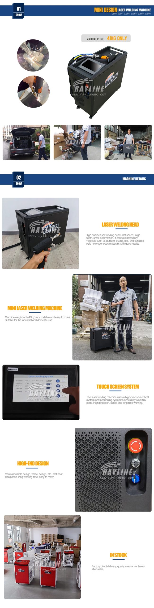 Mini máquina de soldadura láser de aire frío de 1500W, máquina portátil para soldar 3mm 5mm, acero inoxidable, aluminio y cobre