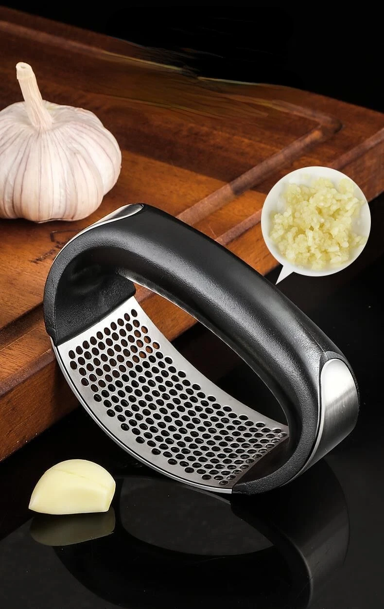Trituradora de prensa de ajo de acero inoxidable, picadora Manual de ajo, herramienta para cortar ajo, herramientas para frutas y verduras, accesorios de cocina