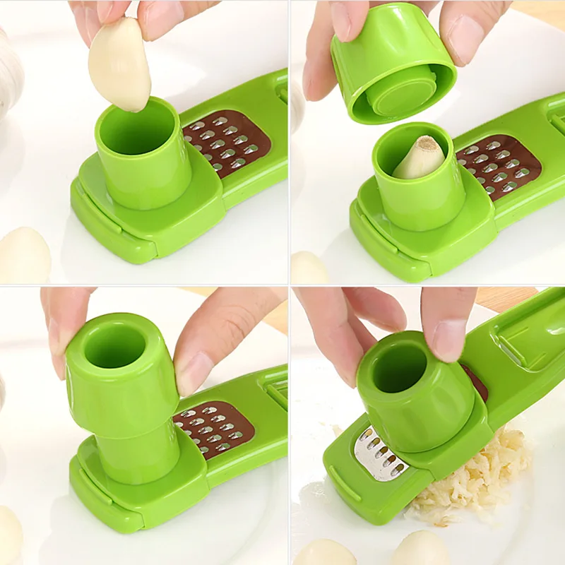 Trituradora de prensa de ajo de acero inoxidable, picadora Manual de ajo, herramienta para cortar ajo, herramientas para frutas y verduras, accesorios de cocina