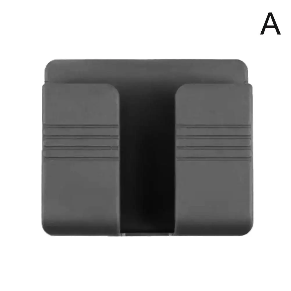 Wall Mounted Mobile Phone Charging Stand Adhesive Wall Shelf Phone TV Remote Control Organizer Kitchen Bathroom Storage Rack