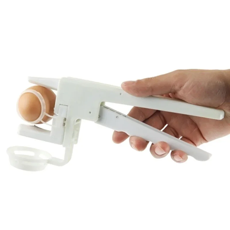 Egg Shell Cracker Easy Separator Creativity Handheld Egg Opener Egg Breaker Kitchen Gadget Tool With Quick Separation Eggs