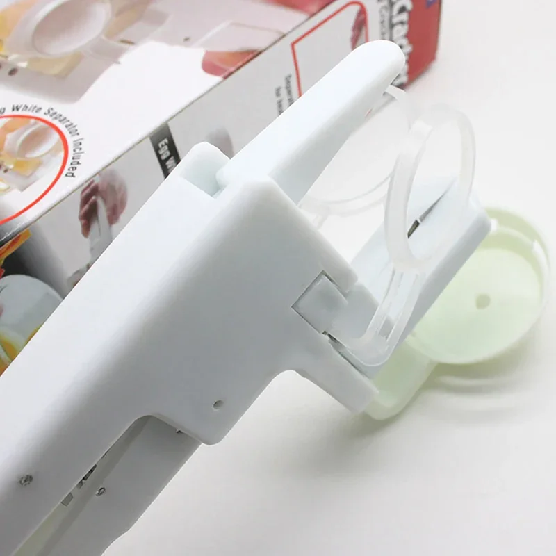 Egg Shell Cracker Easy Separator Creativity Handheld Egg Opener Egg Breaker Kitchen Gadget Tool With Quick Separation Eggs