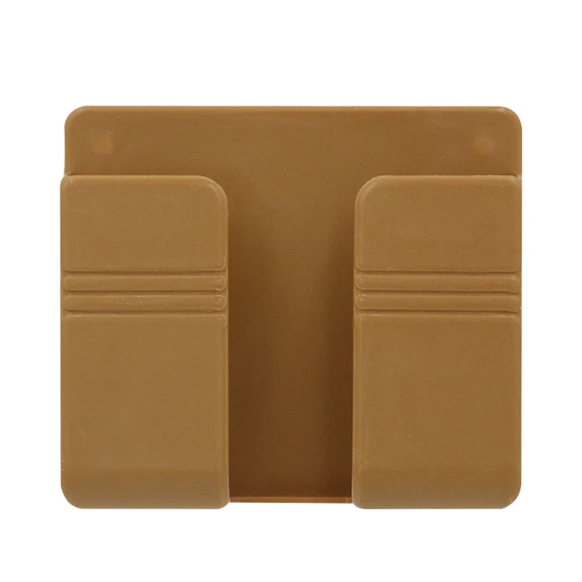 4/2/1Pcs Multifunction Punch Free Wall Mounted Storage Box Organizer TV Remote Control Mounted Mobile Phone Plug Charging Holder