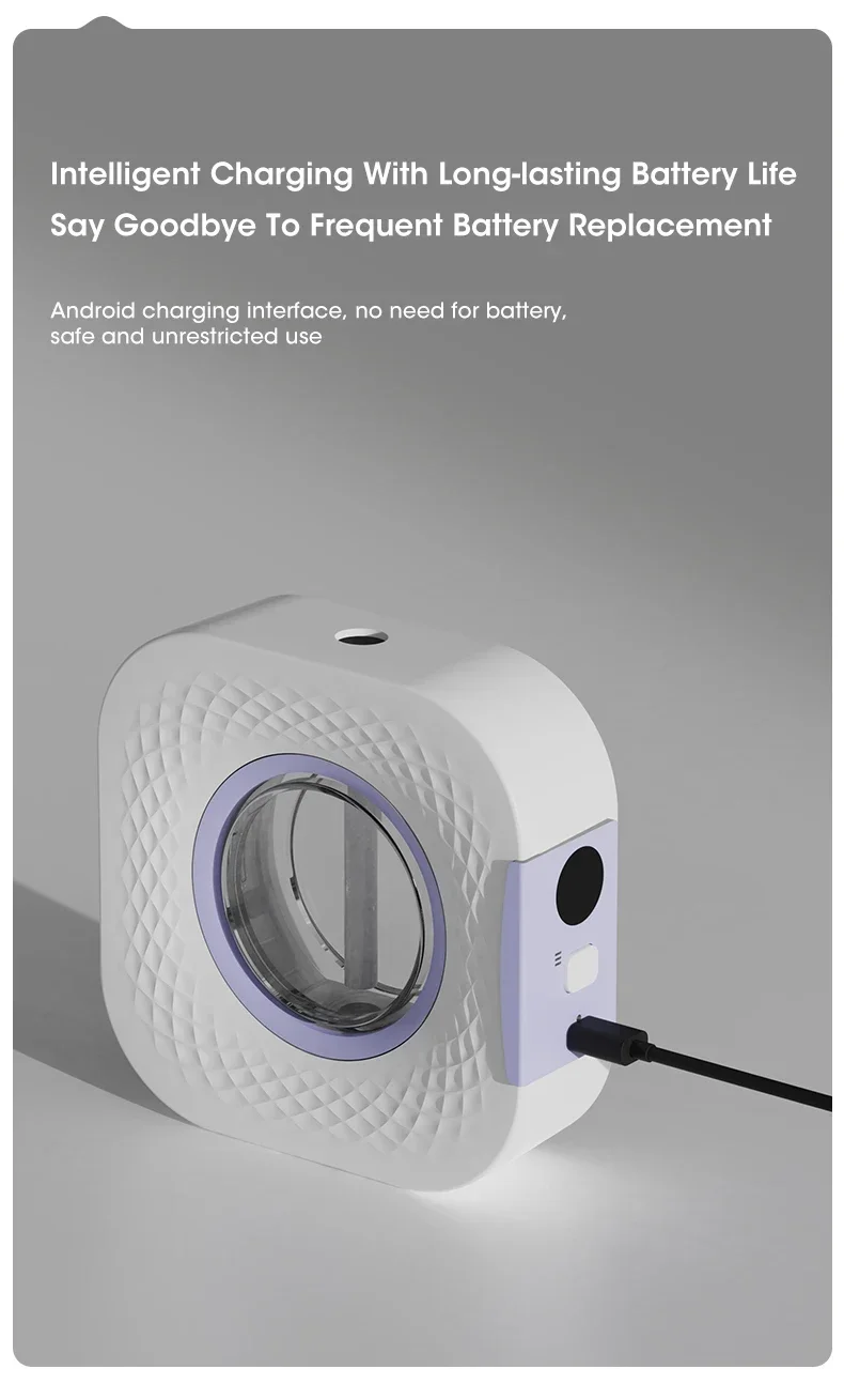 Wall-Mounted Desktop 4 Modes Fragrance Diffuser Aromatherapy Machine 150ML USB Smart Air Purifier Display Home Deodorization