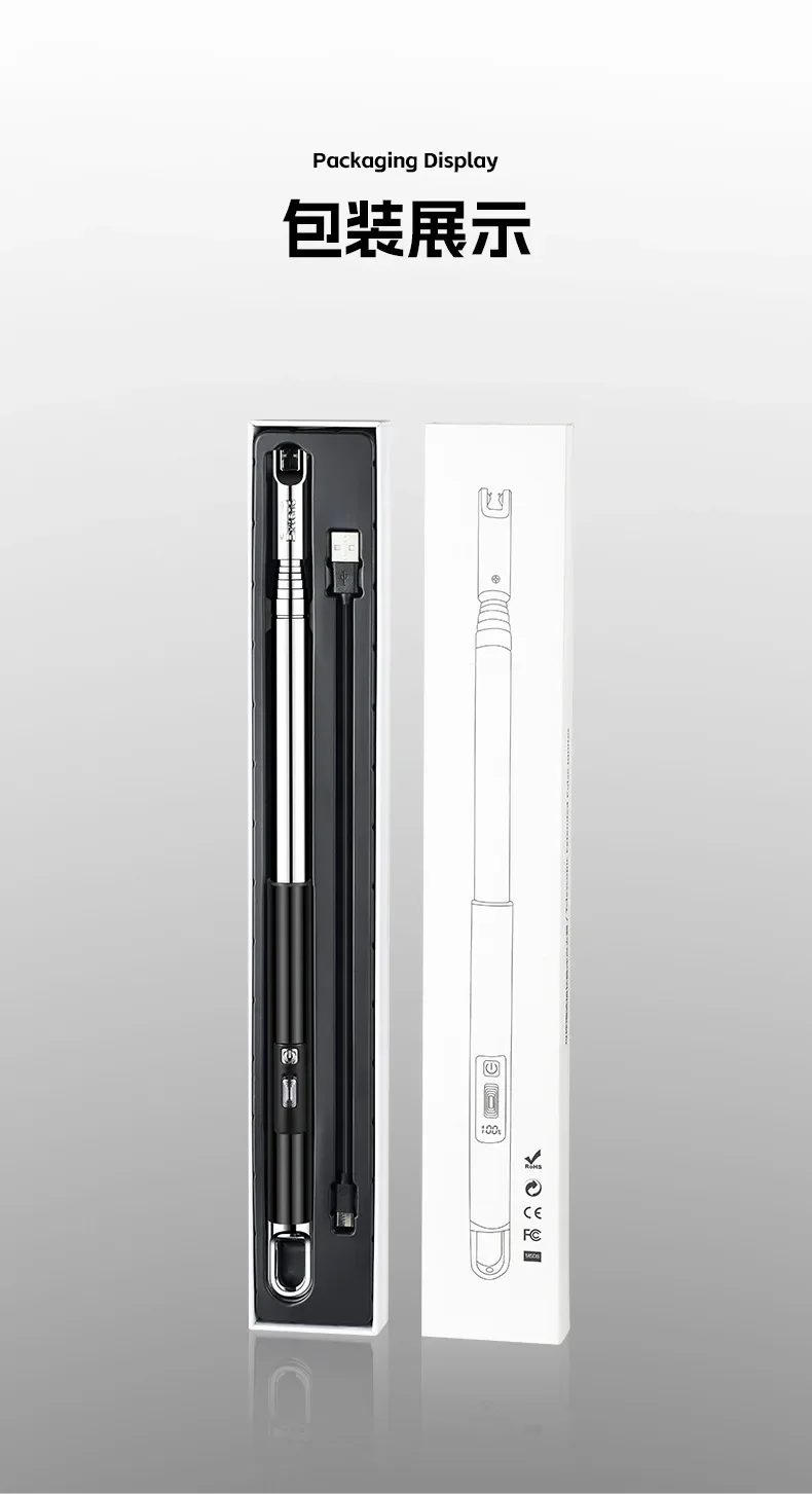 100cm Ultra-Long Telescopic Arc Pulse Lighter Safe Eco-Friendly Rechargeable Igniter BBQ Kitchen Windproof Electric Lighters 100cm Ultra-Long Telescopic Arc Pulse Lighter Safe Eco-Friendly Rechargeable Igniter BBQ Kitchen Windproof Electric Lighters
