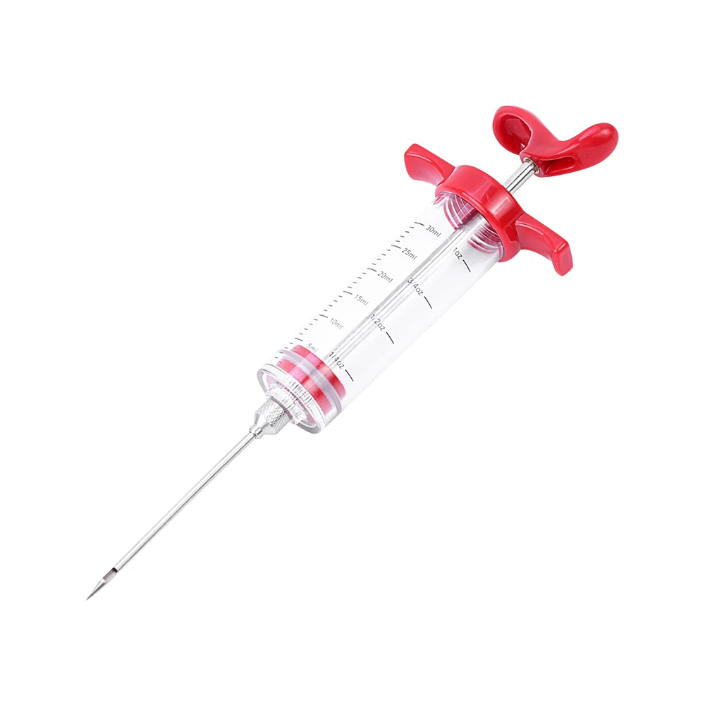 Turkey Syringe Food Grade PP Stainless Steel Needles Spice Syringe Set BBQ Meat Flavor Injector Kitchen Sauce Marinade Syringe  Turkey Syringe Food Grade PP Stainless Steel Needles Spice Syringe Set BBQ Meat Flavor Injector Kitchen Sauce Marinade Syringe 