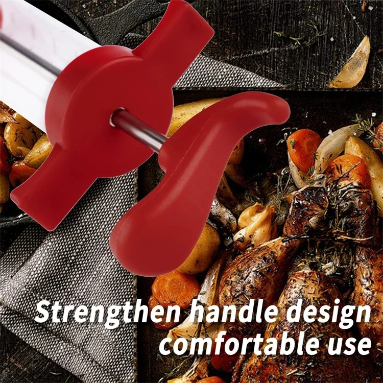 Stainless Steel Spice Syringe Set Meat Turkey Chicken Flavor Injector Kitchen Sauce Marinade Injection Home Kitchen Accessories Stainless Steel Spice Syringe Set Meat Turkey Chicken Flavor Injector Kitchen Sauce Marinade Injection Home Kitchen Accessories