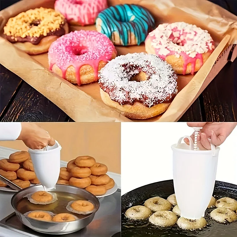 Hot Sale Donut Maker Donut Mould Easy Fast Manual Waffle Dispenser Doughnut Machine Arabic Waffle Plastic Lightweight Deep Fry Hot Sale Donut Maker Donut Mould Easy Fast Manual Waffle Dispenser Doughnut Machine Arabic Waffle Plastic Lightweight Deep Fry